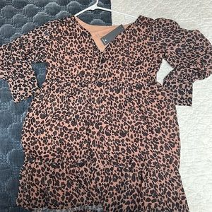 Lulus Leopard dress new with tags